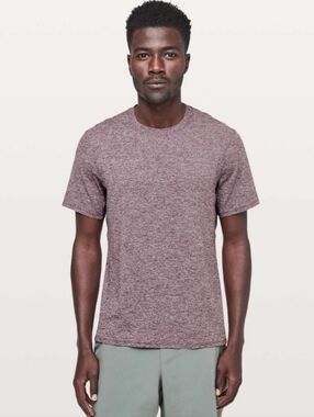 Lululemon Heathered Drysence Short Sleeve Top